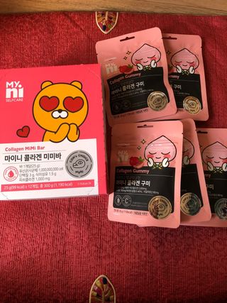 일동제약 마이니 마이니 늘씬날씬 콜라겐 세트 — 5점을 준 리뷰어가 2021년 2월 올린 사용 사진
