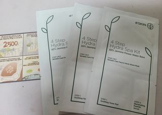태그스킨 4스텝 주름개선 피부미백 영양 마스크팩 3개 세트(최신버전) — 4점을 준 리뷰어가 2022년 4월 올린 사용 사진