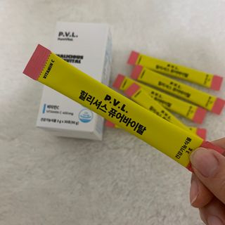 힐리셔스 퓨어바이탈 석류맛 — 5점을 준 리뷰어가 2021년 2월 올린 사용 사진
