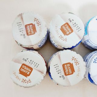 매일바이오 그릭요거트 오리지널 플레인 4개, 로스터리 커피믹스 4개 — 4점을 준 리뷰어가 2021년 12월 올린 사용 사진