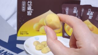 브랜드K 플래그십스토어 [브랜드K X 에코맘의산골이유식] 산골알밤 10개 — 5점을 준 리뷰어가 2022년 1월 올린 사용 사진