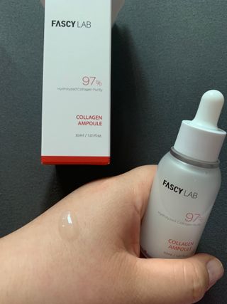 파시랩 콜라겐 앰플 — 4점을 준 리뷰어가 2021년 6월 올린 사용 사진