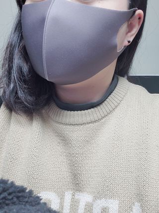 [에이블밤부] 리퓨어 쿠퍼 마스크 10color — 5점을 준 리뷰어가 2021년 3월 올린 사용 사진