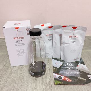 클린24시간 1BOX(5포) + 전용보틀(500ml) — 5점을 준 리뷰어가 2023년 1월 올린 사용 사진