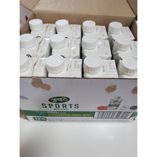 셀렉스스포츠 셀렉스 스포츠 웨이 프로틴 복숭아_ 330ml x 12팩 — 5점을 준 리뷰어가 2021년 3월 올린 사용 사진