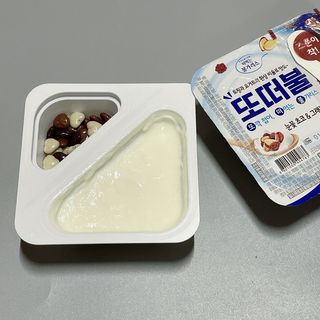 남양유업 또깍 접어 떠먹는 불가리스 2종 — 5점을 준 리뷰어가 2021년 1월 올린 사용 사진
