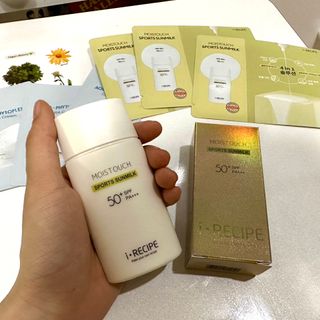 아이레시피 모이스트터치 스포츠 선밀크 50ml (SPF50+ PA+++) — 5점을 준 리뷰어가 2023년 6월 올린 사용 사진