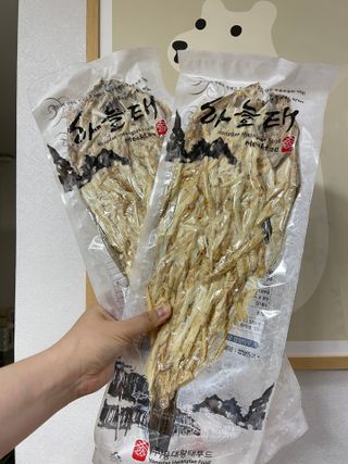 [오늘바스켓] 용대리 손질하늘태 130g — 5점을 준 리뷰어가 2021년 5월 올린 사용 사진