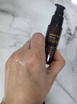 하이브리온 [쿠팡 구매평] 닥터초이스 멜라제로 스템셀 엑소좀 화이트닝 앰플 40g , 1개 — 5점을 준 리뷰어가 2025년 5월 올린 사용 사진