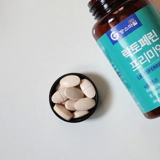 짱스마일 락토페린 프리미엄 정 1000ml x 60정 — 5점을 준 리뷰어가 2022년 12월 올린 사용 사진
