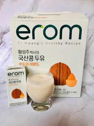 이롬 erom 황성주박사의 국산콩 두유 호두와 아몬드 — 5점을 준 리뷰어가 2020년 12월 올린 사용 사진