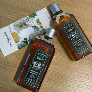 체코 비건화장품 마뉴팍투라 향좋은 천연 맥주샴푸 맥주샤워젤 — 5점을 준 리뷰어가 2022년 5월 올린 사용 사진