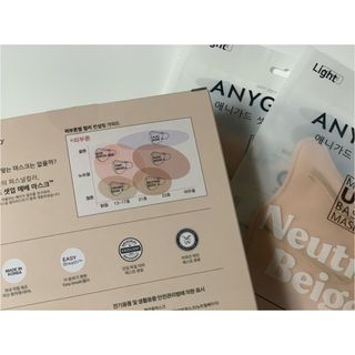 [애니가드] 셋업 메베마스크라이트  (대형 4컬러 + 중형 4컬러) — 4점을 준 리뷰어가 2022년 6월 올린 사용 사진