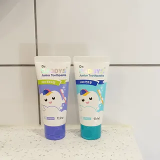 닥터데디스 안심불소 튼튼치약(청포도, 민트 중 택 1) 60g + 여행용 미니 치약 15g — 5점을 준 리뷰어가 2022년 10월 올린 사용 사진