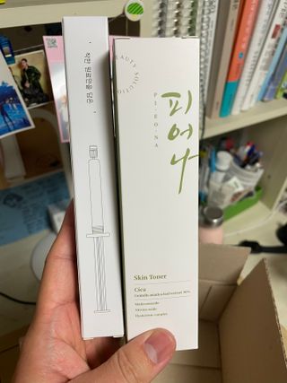에클리스 피어나 스킨토너 — 5점을 준 리뷰어가 2022년 1월 올린 사용 사진