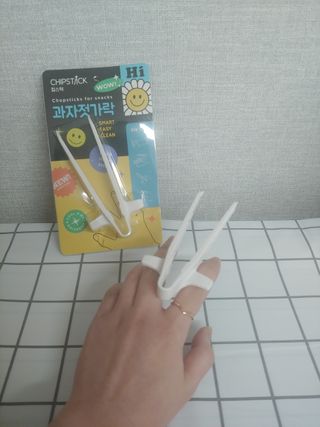 칩스틱 과자젓가락 게이밍젓가락 2ea / KC인증 식품용 — 5점을 준 리뷰어가 2021년 11월 올린 사용 사진