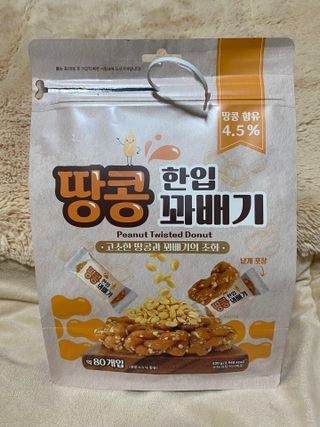유앤아이트레이드 프리[한입] 꽈배기 520g x 3종 (허니, 검은깨, 땅콩) — 5점을 준 리뷰어가 2025년 3월 올린 사용 사진