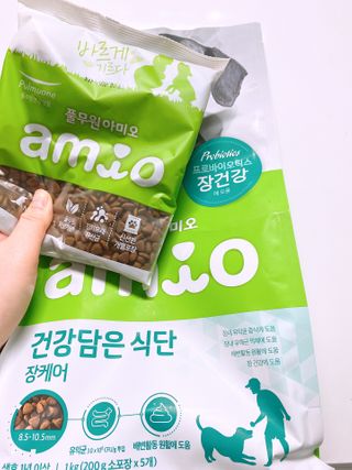 [풀무원아미오] 건강담은식단 1kg 3종 — 5점을 준 리뷰어가 2021년 2월 올린 사용 사진