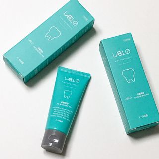 치과에서 쓰는 치약 _ 라벨제로 저불소 꼬마, 키즈, 유아, 베이비, 주니어 안전한 어린이치약 — 5점을 준 리뷰어가 2022년 11월 올린 사용 사진