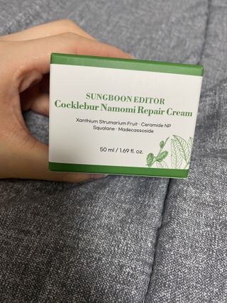 성분에디터 도꼬마리 나모미 리페어 크림 — 4점을 준 리뷰어가 2021년 6월 올린 사용 사진