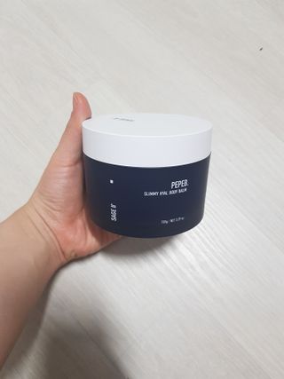 세이지빼빼 빼빼B 슬리미 히알 바디밤 150g — 5점을 준 리뷰어가 2022년 11월 올린 사용 사진