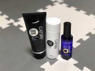 [갸스비] 명불허전, 남성을 위한 브랜드 갸스비의 올인원, 폼클렌징, 헤어오일 3종 — 4.5점을 준 리뷰어가 2021년 4월 올린 사용 사진