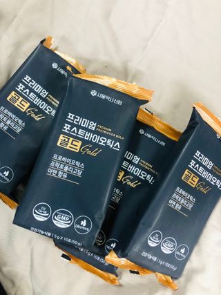 서울약사신협_프리미엄포스트바이오틱스골드_5g x 50포 — 4.5점을 준 리뷰어가 2021년 1월 올린 사용 사진