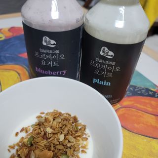 숲골 임실치즈마을 프로바이오 요거트 450ml 2개 — 5점을 준 리뷰어가 2021년 10월 올린 사용 사진