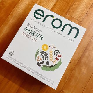 이롬 erom 황성주박사의 국산콩 두유 검은콩과 17곡 — 5점을 준 리뷰어가 2020년 12월 올린 사용 사진
