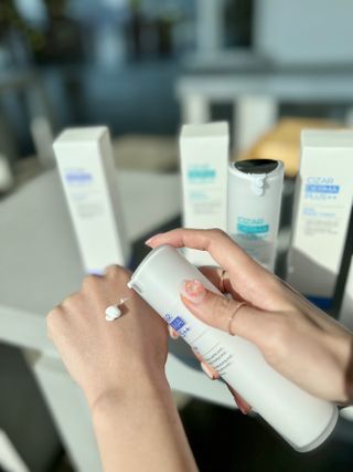 시자르 더마 플러스 오일 세럼, 리페어 크림, 톤업 크림 세트 — 5점을 준 리뷰어가 2023년 9월 올린 사용 사진