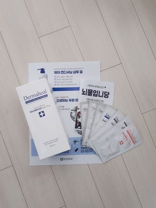 더마힐 헤어 컨디셔닝 샴푸 500ml 3종 중 택1 — 5점을 준 리뷰어가 2021년 4월 올린 사용 사진