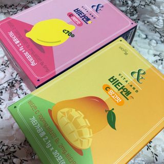비타앤C 레몬맛, 망고맛 — 5점을 준 리뷰어가 2021년 6월 올린 사용 사진