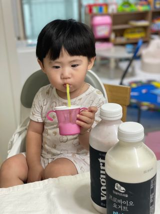 숲골 임실치즈마을 프로바이오 요거트 900ml — 5점을 준 리뷰어가 2021년 8월 올린 사용 사진