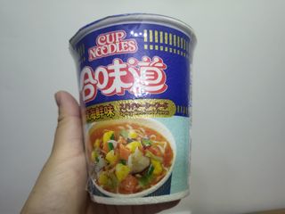NISSIN 닛신 컵누들  4종 - 씨푸드오리지날, 씨푸드 스파이시, 씨푸드 커리, 씨푸드 XO소스 — 4점을 준 리뷰어가 2022년 11월 올린 사용 사진