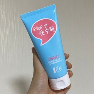 IO 아이오 오늘도 넌 순수해 - 약산성 클렌징폼 — 5점을 준 리뷰어가 2021년 2월 올린 사용 사진