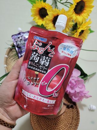 ORIHIRO 오리히로 곤약젤리 제로칼로리 130g 4종 4팩(맛별로 1팩씩) — 5점을 준 리뷰어가 2023년 1월 올린 사용 사진