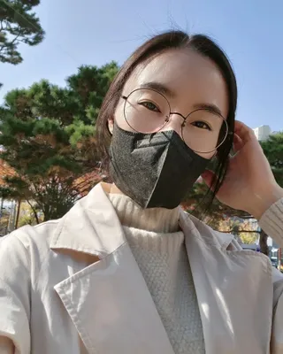 케이퓨리 귀편한 숨쉬기편한 새부리형 항균 구리마스크 대형 — 4.5점을 준 리뷰어가 2022년 11월 올린 사용 사진