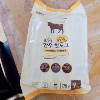 오마뎅 한우핫도그 — 5점을 준 리뷰어가 2021년 5월 올린 사용 사진