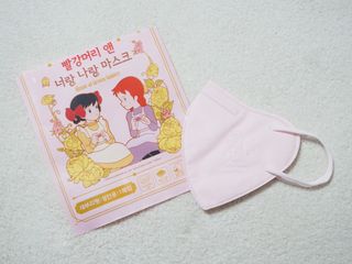 [숨그림]  덴탈마스크 짱구 우리아이 그리고 내가 쓰는 믿을수있는 케릭터 마스크  16종 — 5점을 준 리뷰어가 2021년 11월 올린 사용 사진