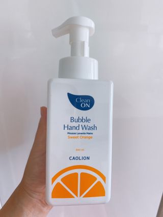 카오리온코스메틱스 클린온 버블 핸드 워시 500ml — 4점을 준 리뷰어가 2021년 8월 올린 사용 사진