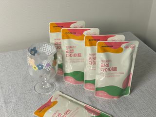 [경남제약헬스케어] 케어플러스 리셋 다이어트 청포도맛 100ml X 5포 (5일분) — 4점을 준 리뷰어가 2023년 3월 올린 사용 사진