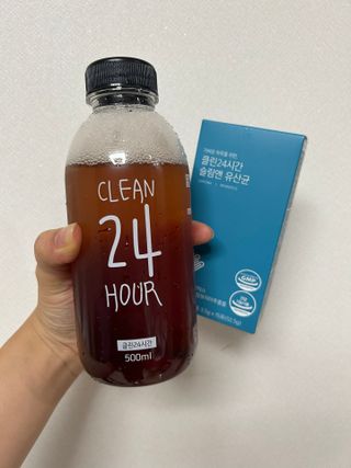 클린24시간 1BOX(5포) + 전용보틀(500ml) — 5점을 준 리뷰어가 2023년 6월 올린 사용 사진