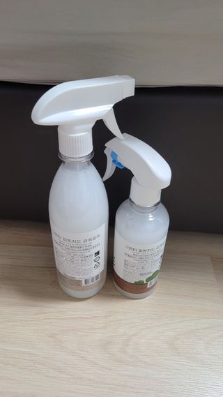 [엠메이데이] 그린티 피톤치드 감쪽같이 500ml + 손소독액 50ml — 4.5점을 준 리뷰어가 2021년 12월 올린 사용 사진
