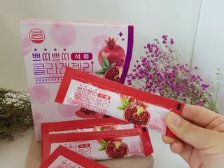 헬스업_쁘띠쁘띠석류콜라겐젤리_20g x 14포 — 5점을 준 리뷰어가 2021년 2월 올린 사용 사진