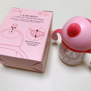 유비맘 트라이탄 코니빨대컵_컬러 랜덤 발송 — 5점을 준 리뷰어가 2020년 12월 올린 사용 사진