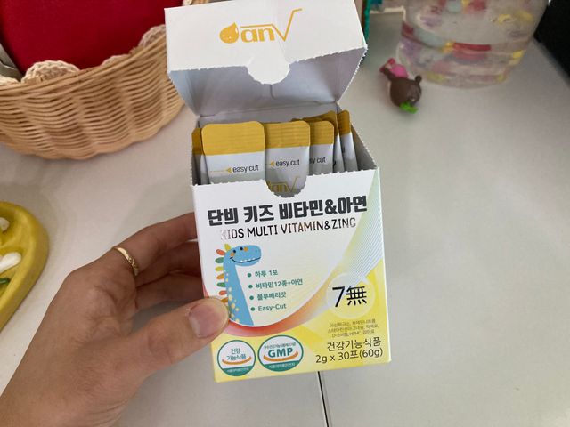 단븨 키즈 비타민&아연 리뷰 사진