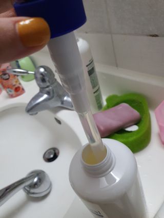 더마힐 헤어 컨디셔닝 샴푸 500ml 3종 중 택1 — 5점을 준 리뷰어가 2021년 3월 올린 사용 사진