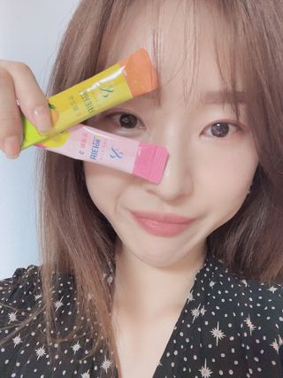 비타앤C 레몬맛, 망고맛 — 5점을 준 리뷰어가 2021년 4월 올린 사용 사진
