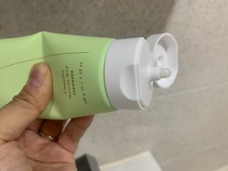 스킨큐어 산다화 울트라 젠틀 약산성 세안제 — 5점을 준 리뷰어가 2023년 3월 올린 사용 사진