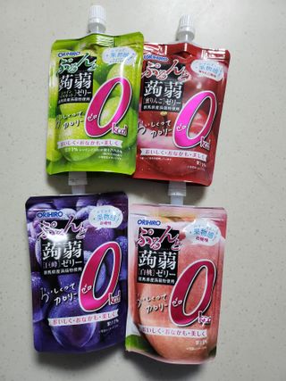 ORIHIRO 오리히로 곤약젤리 제로칼로리 130g 4종 4팩(맛별로 1팩씩) — 5점을 준 리뷰어가 2022년 12월 올린 사용 사진